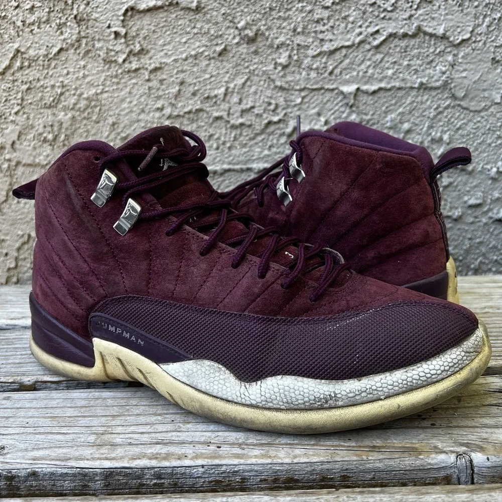 Jordan Shoes Men Size 11.5 Air Jordan 12 Retro Bordeaux 2017 Burgundy High Top